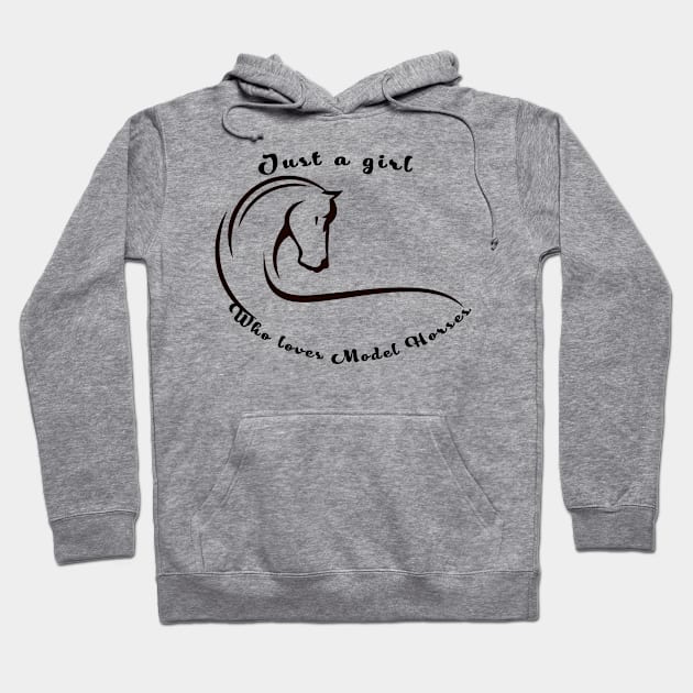 Just a girl Hoodie by Minney Model Studio